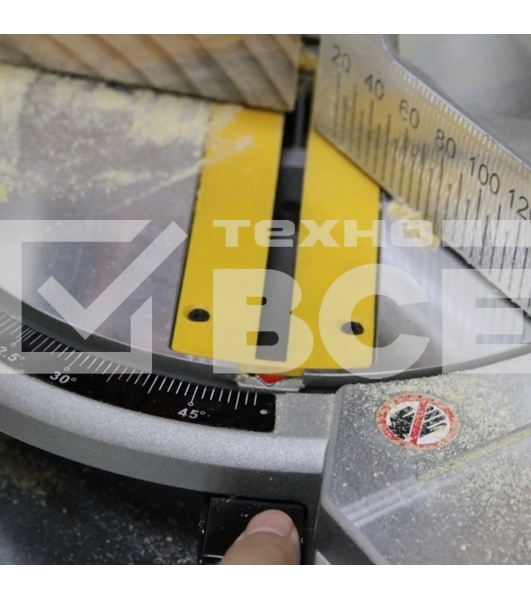 Торцовочная пила DeWalt DW714 1650Вт,4600 об/мин,254x30 мм,рез 89 мм