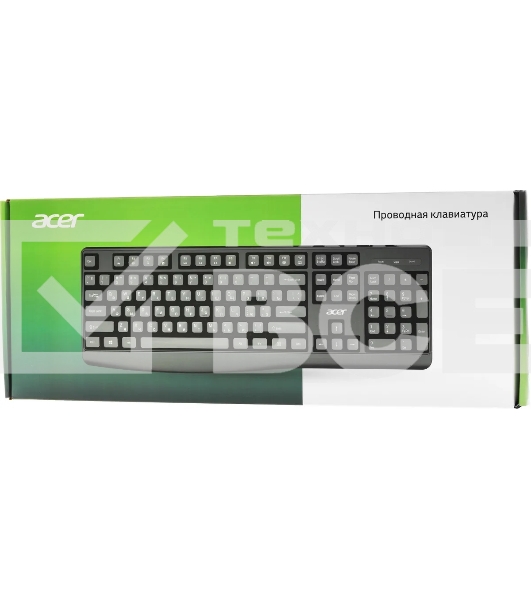 Клавиатура Acer OKW301 (ZL.KBDCC.01A) проводная, USB, черный