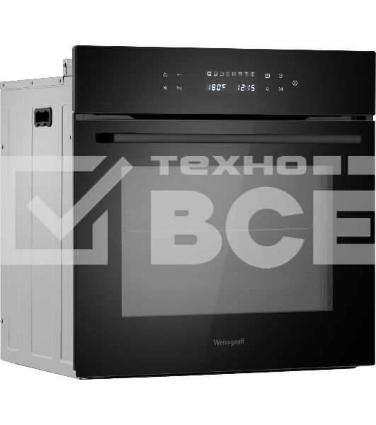 Духовой шкаф электрический встраиваемый Weissgauff EOV 695 PDB черный
