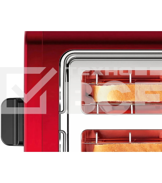 Тостер Bosch TAT4P424 красный/черный