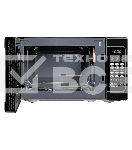 Микроволновая печь BBK 20MWS727SB чёрный, 20 л, 700 Вт, переключатели - сенсор