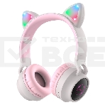 Гарнитура накладные Hoco W27 Cat серый беспроводные bluetooth накладные, фото2