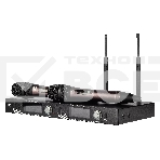 Радиосистема ITC T-521UH UHF двухканальная с двумя ручными микрофонами, LCD дисплей, True Diversity, частотный диапазон 470-510 MHz., фото 1