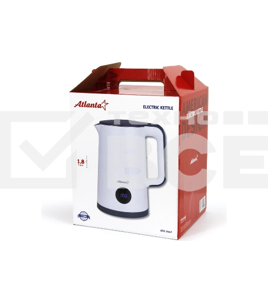 Чайник электрический Atlanta ATH-2447 белый