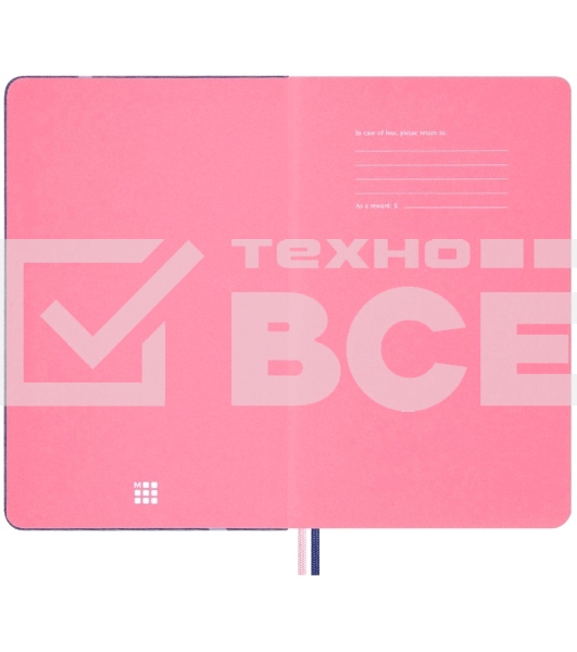 Блокнот Moleskine LIMITED EDITION SAKURA LESU08QP060 Large 130х210мм, обложка текстиль, 176 страниц, линейка, синий, 2025
