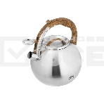 Чайник для плиты LARA LR00-82 4.5 л индукционное дно, свисток с кноп. механизмом, ручка нейлон, фото3