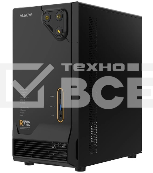 Компьютерный корпус RAMS 1.0 черный-Type C