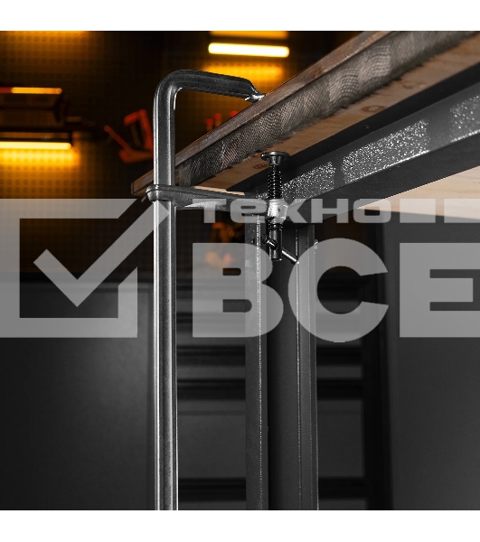 Струбцина Denzel F-образная, 100x400 мм, кованая