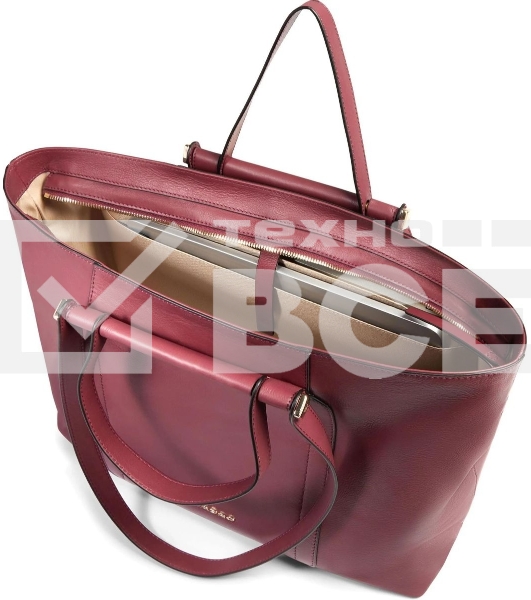 Деловая сумка женская Piquadro Circle BD3336W92/BO с отделением для ноутбука 14' бургунди натур.кожа