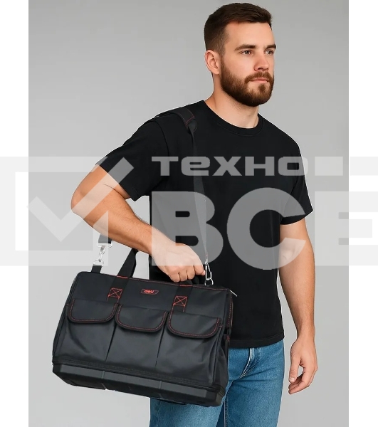 Сумка для инструментов Deli DL430901 Black Edition