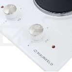 Электрическая варочная панель Maunfeld EEHE.32.4W, конфорок: 2 шт., эмаль, независимая, белый, фото7