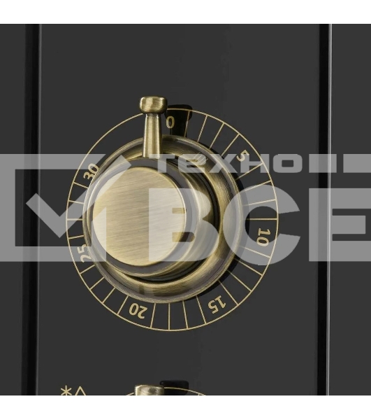 Микроволновая печь встраиваемая Maunfeld JBMO.20.5GRBG черный, 20 л, 700 Вт, переключатели - поворотный механизм