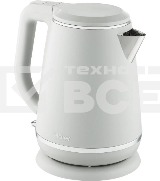 Чайник электрический Haier HK-502 1.5л. 3000Вт серый корпус: нерж.сталь/пластик (TD0029960RU)