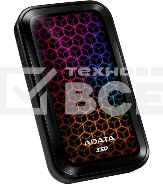 Внешний SSD ADATA SE770G, 1TB, USB 3.2 Gen 2 Type-C, R/W 1000/800, черный