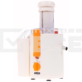 Соковыжималка Mystery MJE-1901 белый, центробежная, 900 Вт, 900 мл, механическое