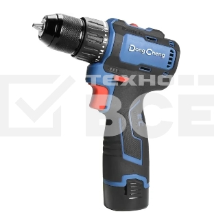 Дрель-шуруповерт DongCheng DCJZ1604, 16 В, 2 Ач, 40 Нм, бесщеточный