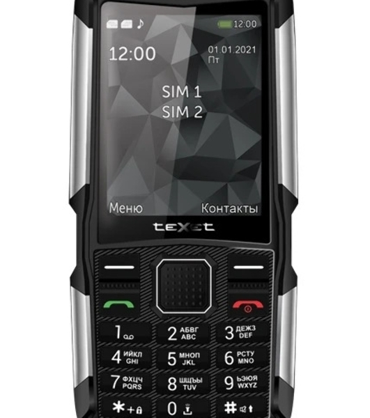 Мобильный телефон teXet TM-D314 черный