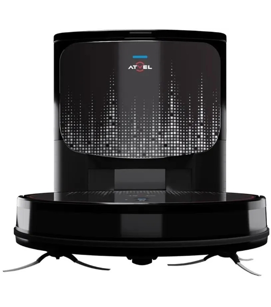 Робот-пылесос Atvel R80 Base черный, 80 Вт, 2600 мА*ч Li-Ion, уборка влажная/сухая, пылесборник контейнер 0.34 л