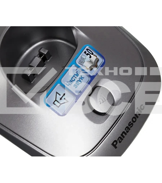 Телефон беспроводной (DECT) Panasonic KX-TG2511RUM (металик) {АОН, Caller ID,спикерфон на трубке,переход в Эко режим одним нажатием}