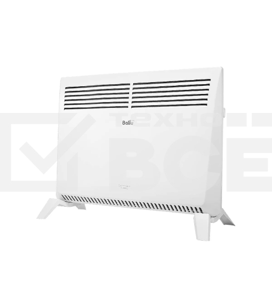 Конвектор Ballu Camino Eco Turbo BEC/EMT-1500 белый, 1500 Вт, 20 м2, термостат