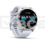 Смарт-часы Garmin Fenix 8 AMOLED серебристый, белый 43мм, фото10