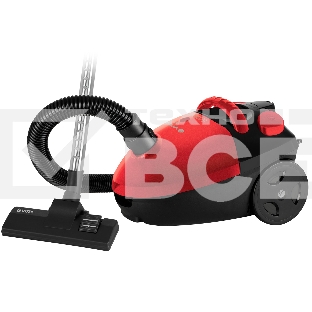Пылесос Vitek VT-1825 (MC) черный/красный, 350/1800 Вт, уборка сухая, пылесборник мешок 2.5 л