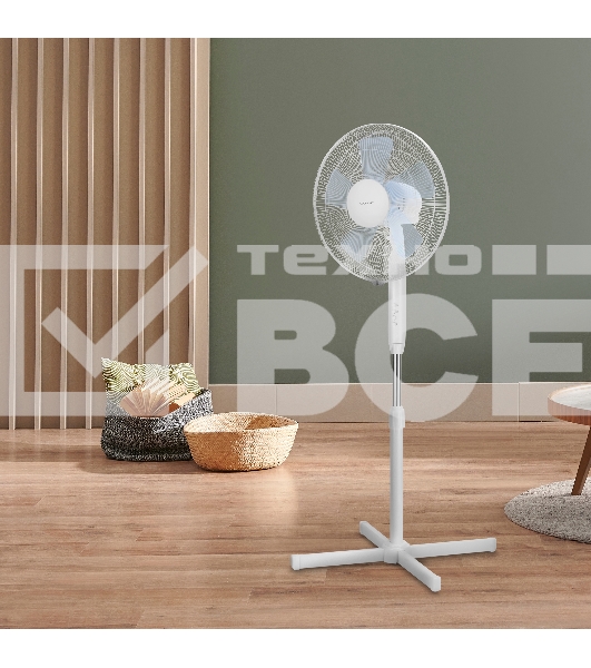 Вентилятор напольный Coolfort CF-2029 40Вт скоростей:3 белый