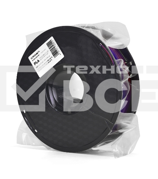 Филамент Crown Micro CM-FILPLASD010RP PLA Silk двойной 1.75 1кг красный-пурпурный