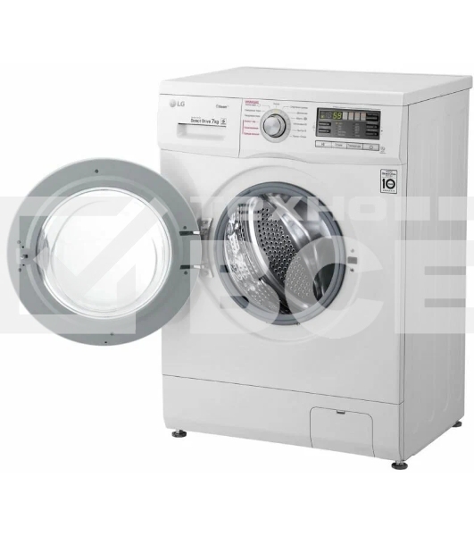 Стиральная машина LG F1296HDS1 белый, загрузка фронтальная 7 кг, 1200 об/мин., класс: А