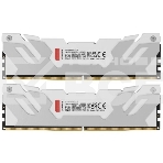 Оперативная память Kingston Fury Renegade, DDR5, 32GB (2x16GB), 7600MHz, CL38, DIMM, с радиаторами, белый/серебристый, фото3