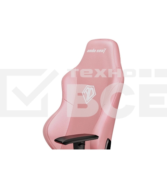 Кресло игровое Anda Seat Phantom 3, цвет розовый, размер L (90кг), материал ПВХ (модель AD18)
