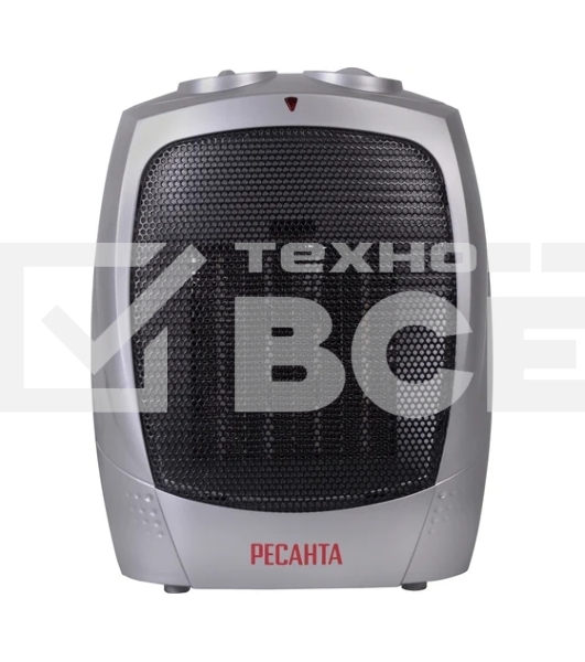 Тепловентилятор Ресанта ТВК-1, серебристый, 900/1800 Вт, 18 м2, термостат 67/2/3