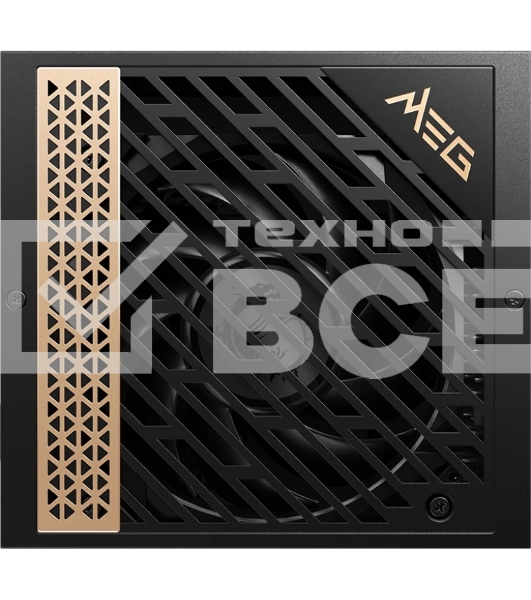 Блок питания MSI MEG Ai1300P (306-7ZP4A11-CE0), 1300Вт, 80 PLUS Platinum, 120мм, модульный, черный / золотой