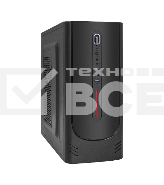 Компьютерный корпус Miditower ExeGate XP-340U (ATX, без БП, 1хUSB/2хUSB 3.0, аудио)