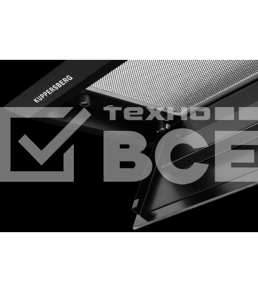 Вытяжка встраиваемая Kuppersberg Intro 60 Black черный, 54 см, 1500 куб. м/ч, 43 дБ