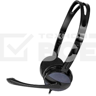 Гарнитура проводная мультимедийная с микрофоном SVEN AP-151MV, черный