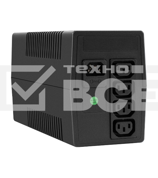 Источник бесперебойного питания ExeGate Smart LB-650.LCD.AVR.4C13 (650VA/390W, LCD, AVR, 4*C13, батарея 12V 7Ah, черный)