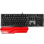 Клавиатура проводная A4 B975 механическая черный USB Gamer LED (подставка для запястий), фото9