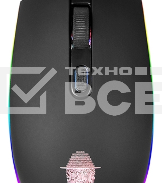 Мышь проводная Qumo Pretender M53 черный, 3200 dpi, USB, кнопки - 4