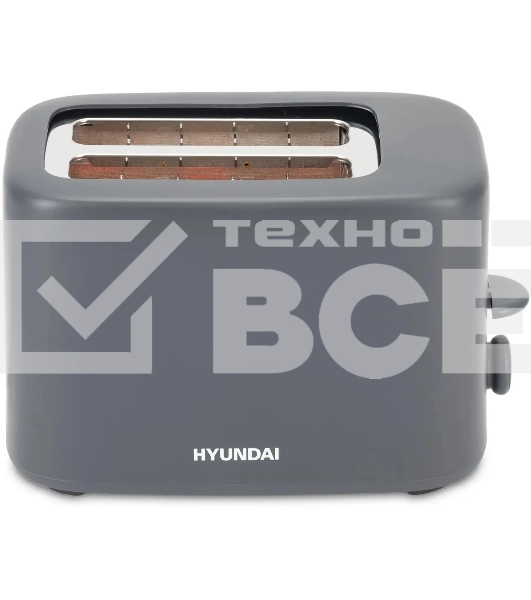 Тостер Hyundai HYT-4308 750Вт серый