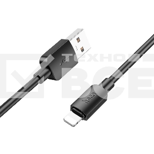 Кабель Hoco X96 Hyper iP USB (m)-Lightning (m) 1м черный коробка