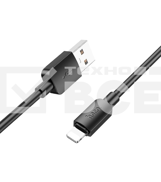 Кабель Hoco X96 Hyper iP USB (m)-Lightning (m) 1м черный коробка