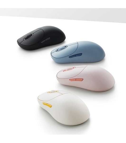 Мышь беспроводная Xiaomi Wireless Mouse 3 черный, 1200 dpi, радиоканал, Bluetooth, USB, кнопки - 5