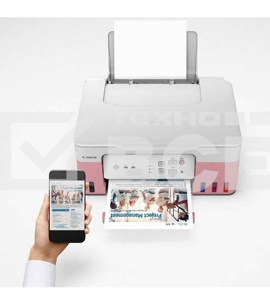 МФУ струйный Canon Pixma G3430 Pink (5989C024), A4, цветной, печ. до 11/6 стр/мин., 4800x1200 dpi (печ.), 600x1200 dpi (скан.), USB, Wi-Fi