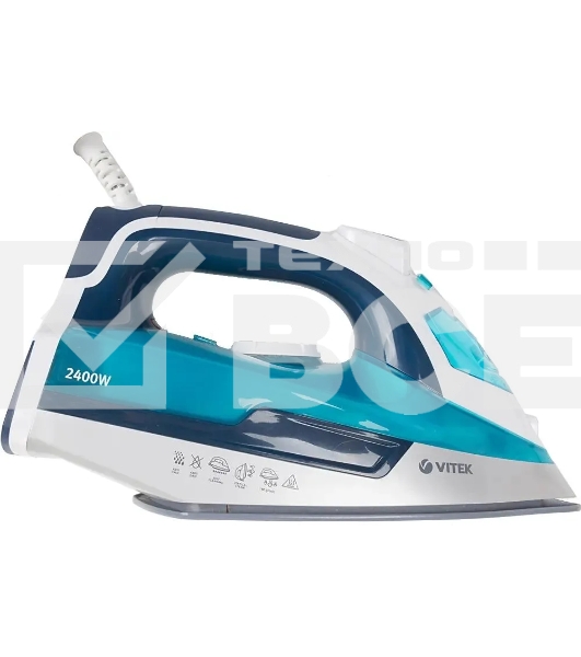 Утюг Vitek VT-1266 В Мощность 2400 Вт. Паровой удар: 140 г/мин. Вертикальное отпаривание. Функция разбрызгивания. Материал подошвы: Ceramic Ultra Care – уникальное керамическое покрытие для максимальной защиты ткани. Объeм резервуара для воды 300мл. Защит