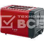 Тостер Bosch TAT4P424 красный/черный, фото 1