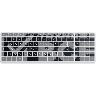 Клавиатура беспроводная Satechi Slim X2 Bluetooth Backlit Keyboard, Bluetooth, Серебристый ST-BTSX2S-RU