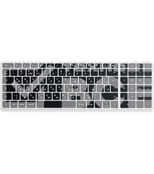 Клавиатура беспроводная Satechi Slim X2 Bluetooth Backlit Keyboard, Bluetooth, Серебристый ST-BTSX2S-RU