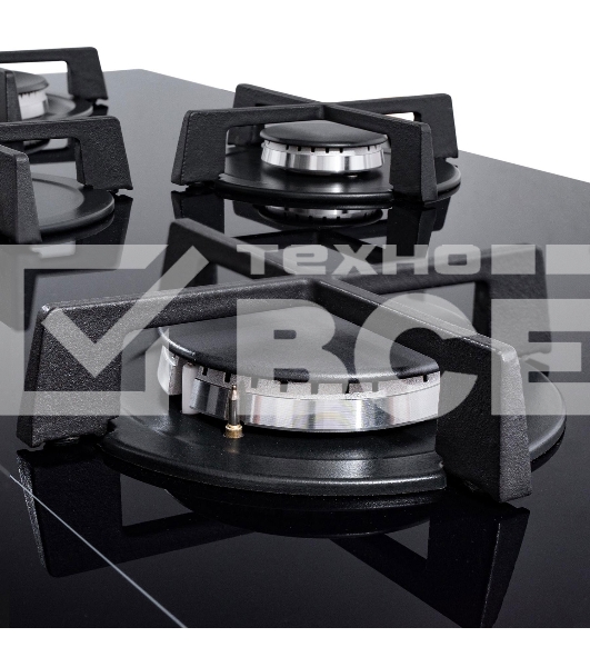 Газовая варочная панель DeLonghi NSL 590D NCM RUS независимая, чёрный