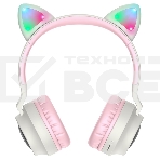 Гарнитура накладные Hoco W27 Cat серый беспроводные bluetooth накладные, фото 1